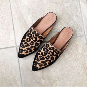 Halogen Corbin calf hair slides